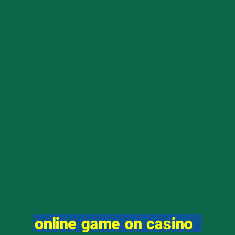 online game on casino