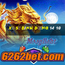 xổ số bình dương 14 10