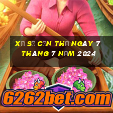 xổ số cần thơ ngày 7 tháng 7 năm 2024