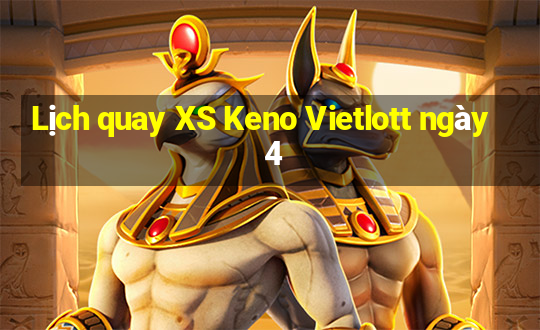 Lịch quay XS Keno Vietlott ngày 4