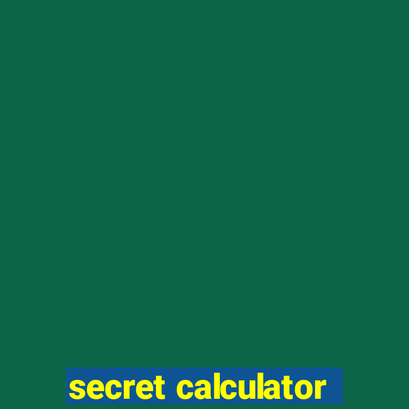 secret calculator