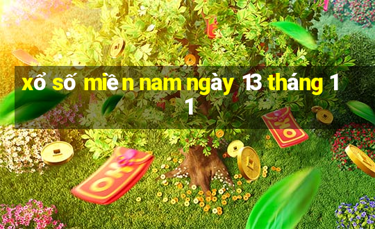 xổ số miền nam ngày 13 tháng 11