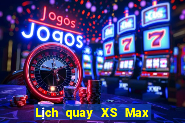 Lịch quay XS Max 3D ngày mai