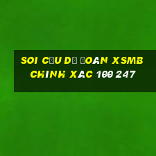 soi cầu dự đoán xsmb chính xác 100 247