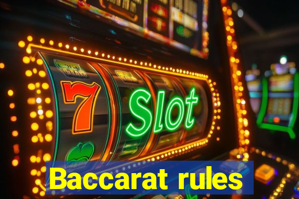 Baccarat rules