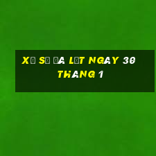 xổ số đà lạt ngày 30 tháng 1