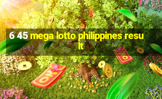 6 45 mega lotto philippines result