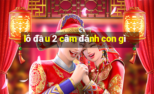 lô đầu 2 câm đánh con gì