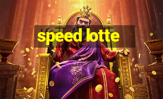 speed lotte