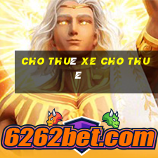 cho thuê xe cho thuê