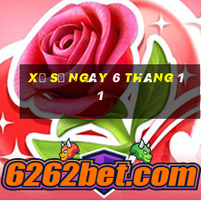 xổ số ngày 6 tháng 11