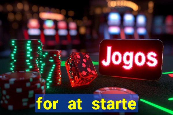 for at starte online casino