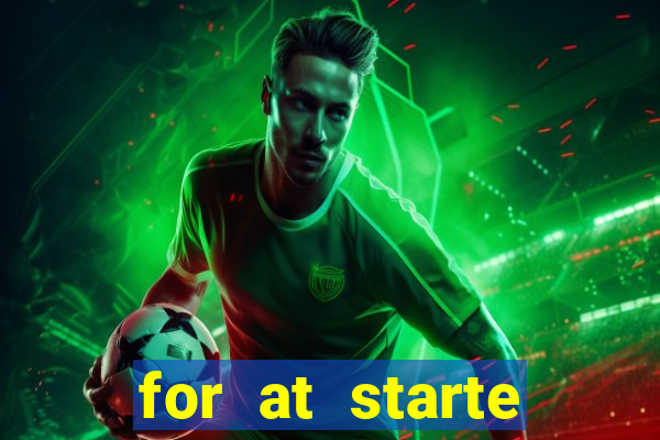 for at starte online casino