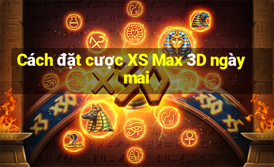 Cách đặt cược XS Max 3D ngày mai