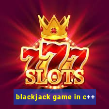 blackjack game in c++