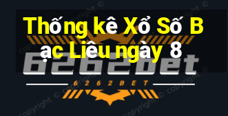 Thống kê Xổ Số Bạc Liêu ngày 8