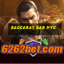 baccarat bar nyc