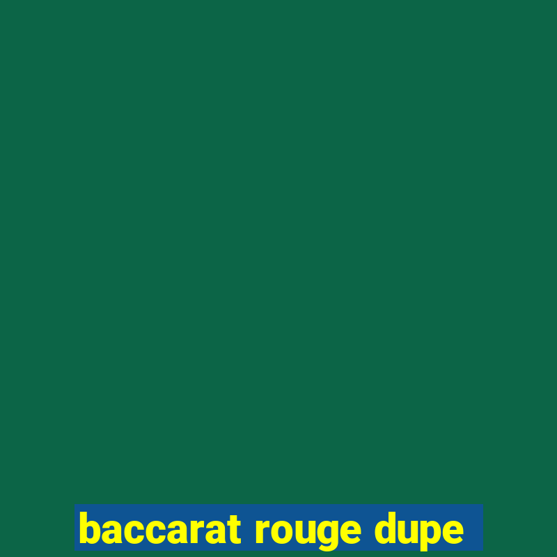 baccarat rouge dupe