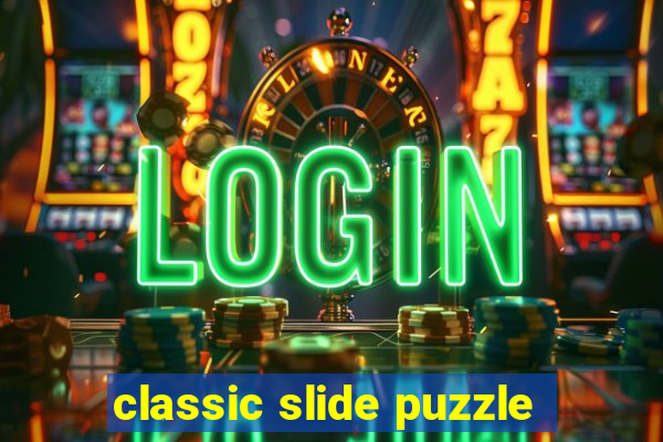 classic slide puzzle