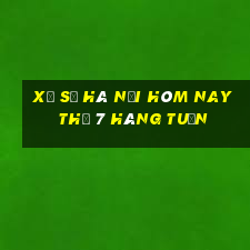 xổ số hà nội hôm nay thứ 7 hàng tuần