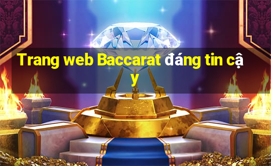 Trang web Baccarat đáng tin cậy