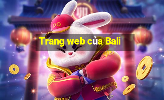 Trang web của Bali