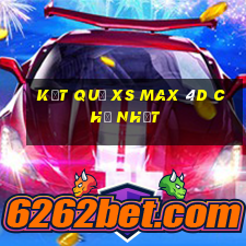 Kết Quả XS Max 4D Chủ Nhật