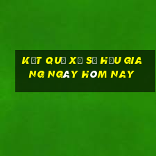 kết quả xổ số hậu giang ngày hôm nay