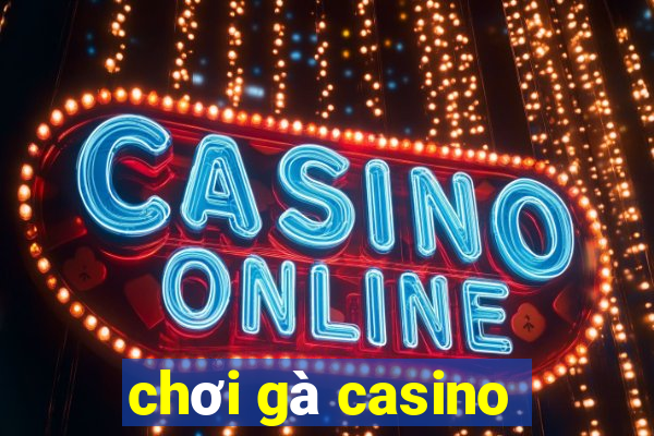 chơi gà casino