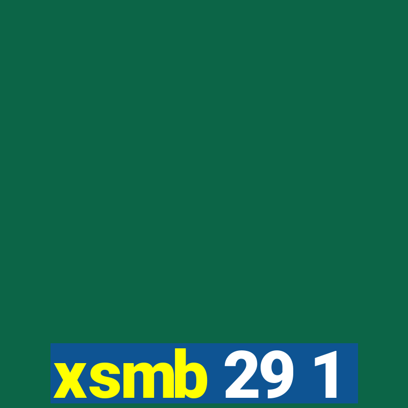 xsmb 29 1