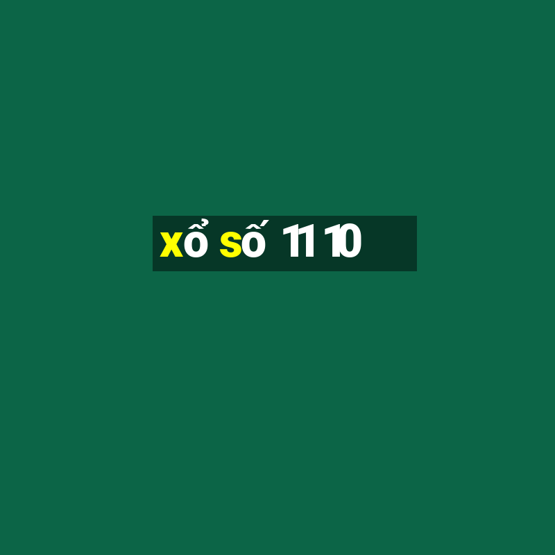 xo so 11 10