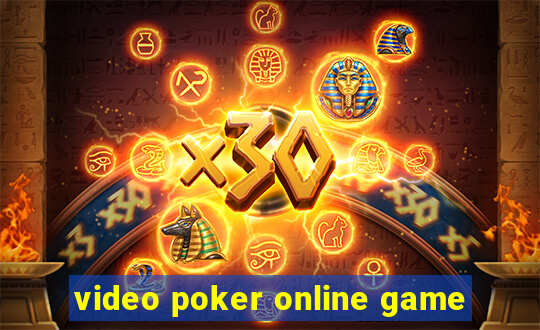 video poker online game