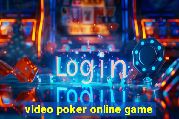 video poker online game