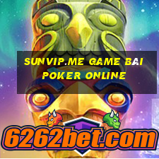 Sunvip.Me Game Bài Poker Online