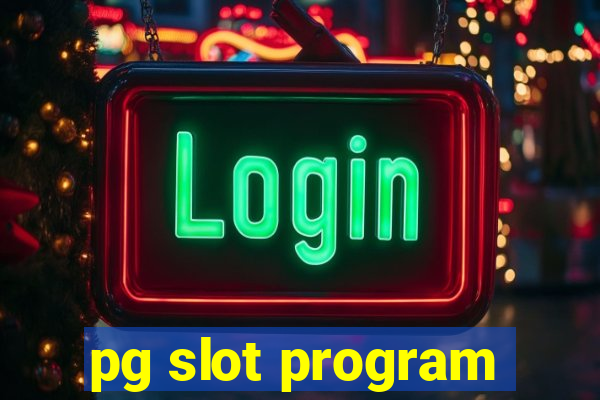 pg slot program