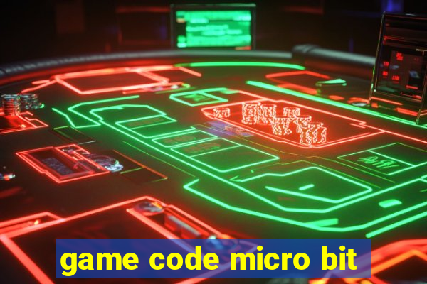 game code micro bit