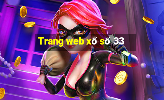 Trang web xổ số 33