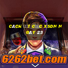 Cách đặt cược XSDN ngày 23