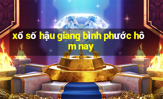 xổ số hậu giang bình phước hôm nay