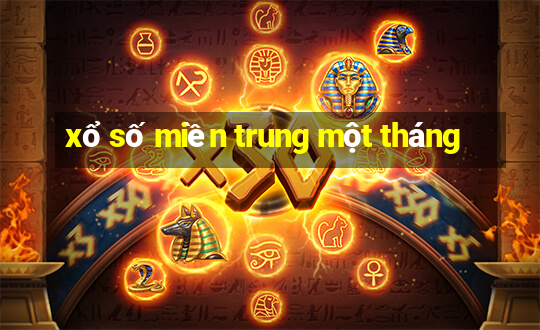 xổ số miền trung một tháng