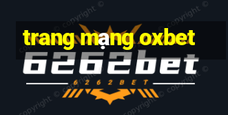 trang mạng oxbet