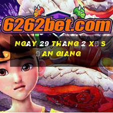 ngày 29 tháng 2 xổ số an giang