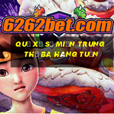 quả xổ số miền trung thứ ba hàng tuần