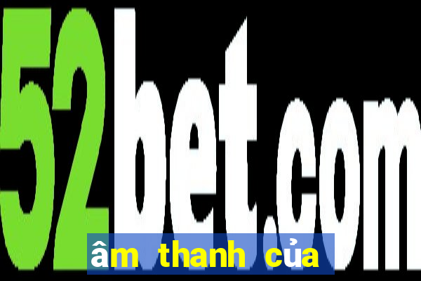 âm thanh của điện tử