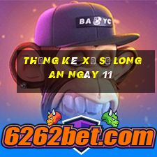 Thống kê Xổ Số Long An ngày 11