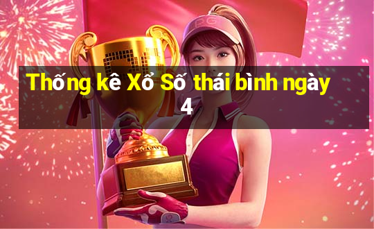 Thống kê Xổ Số thái bình ngày 4