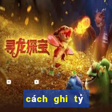 cách ghi tỷ số bóng đá